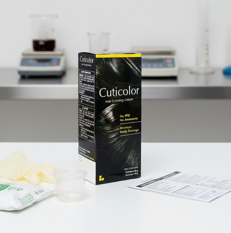 Cuticolor Hair Coloring Cream Black