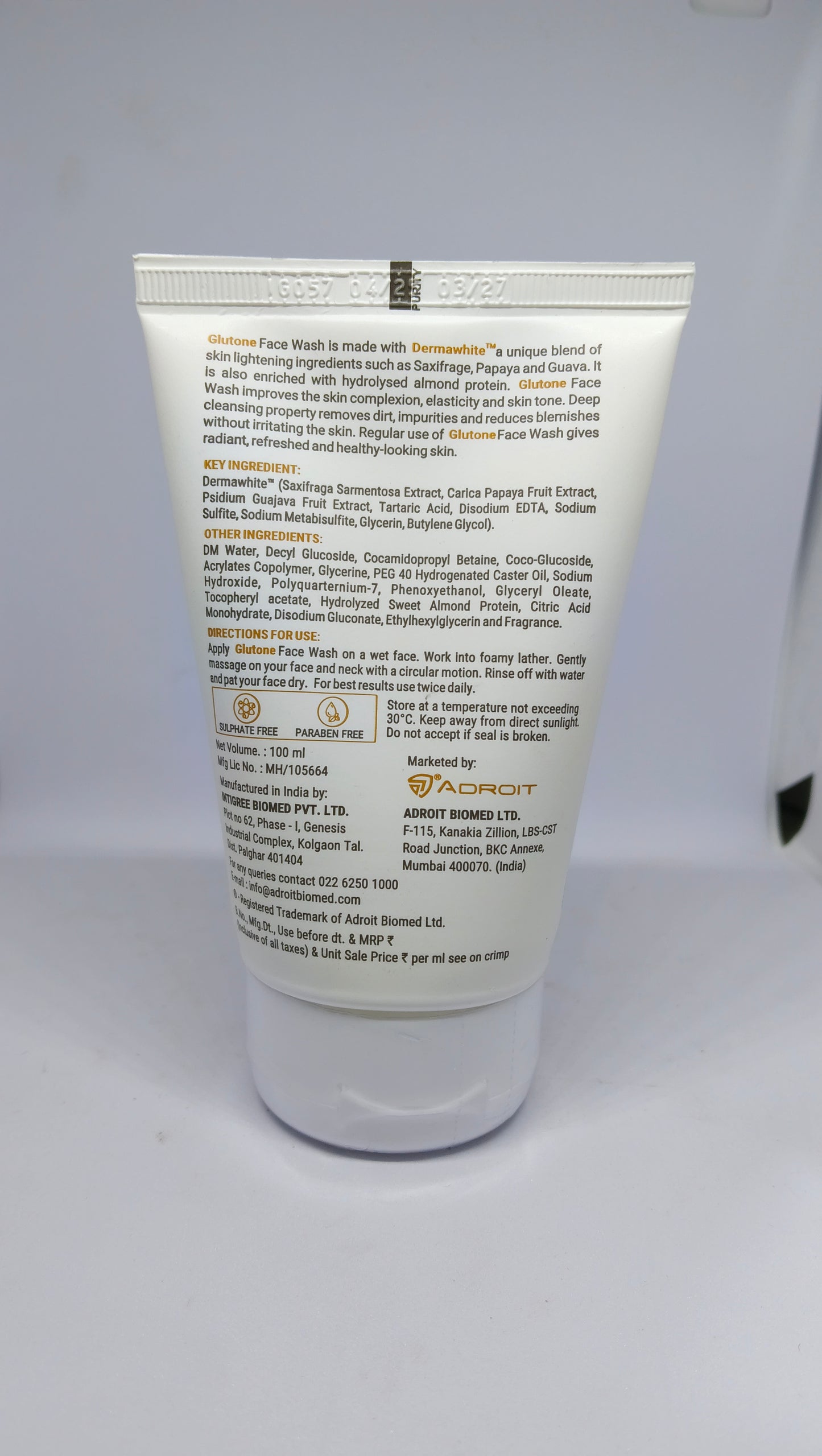 Glutone Face Wash