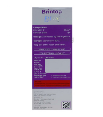 Brintop Diva 2% Topical Solution