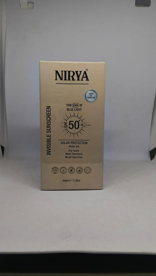 NIRYA Invisible Sunscreen – Lightweight Daily Sun Protection